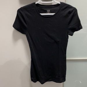 Old Navy Black Short Sleeve Tee Shirt